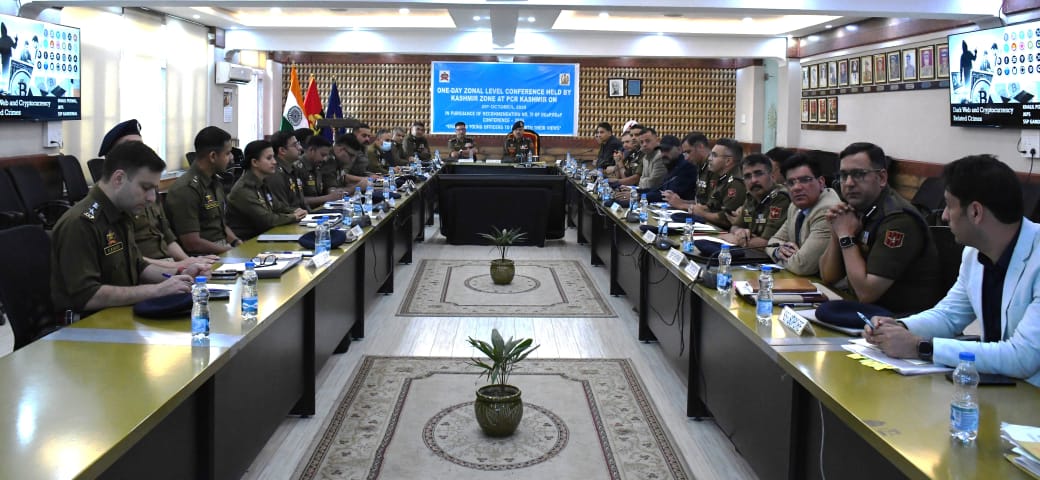 'Zonal Police Headquarters Kashmir Hosts One-Day Conference on Law Enforcement and Emerging Security Challenges'
